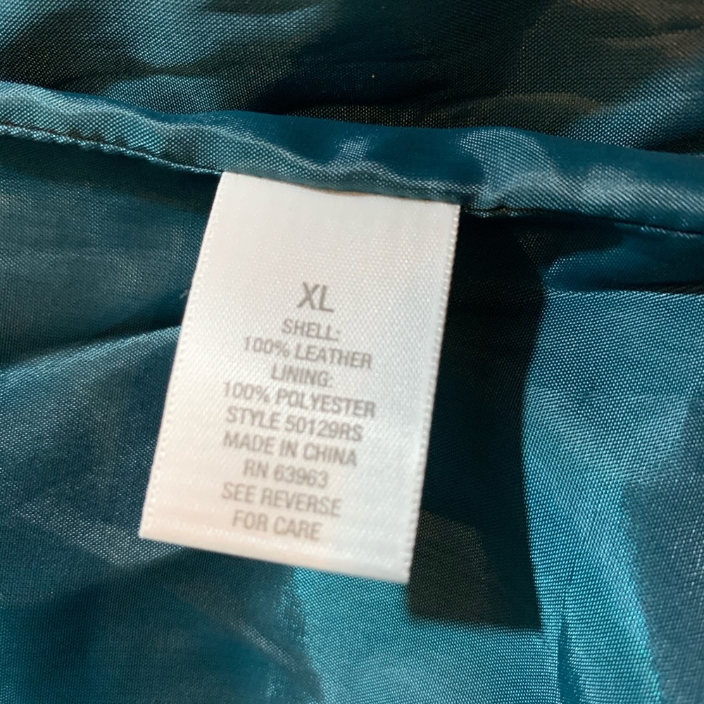 Gorgeous teal suede jacket - Picture 6 of 6